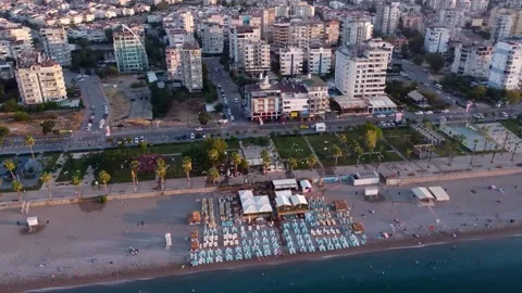 Konyaalti Seaside footage Stock Footage 195038533