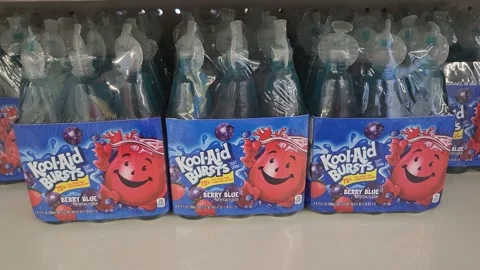 Kool Aid Bursts Stock Footage 202045289