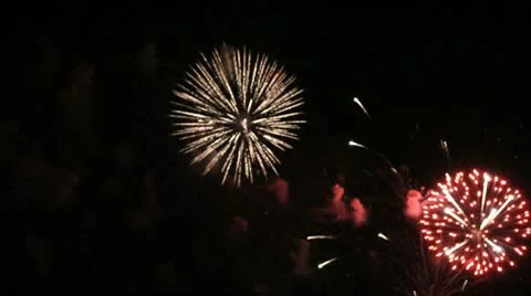 Koolina Fireworks Stock Footage 10583391