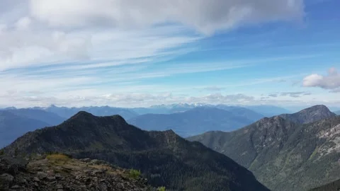 Kootenay Mountian  Timelapse Stock Footage 217832303