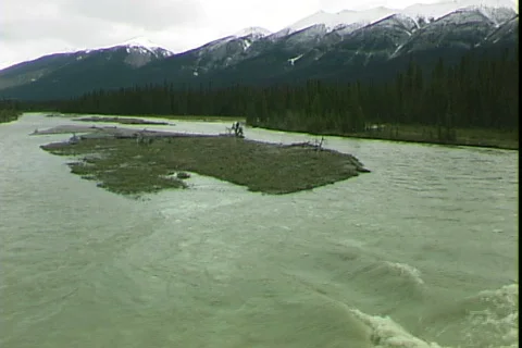 Kootenay River Rapid Stock Footage 818439