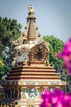 Kopan monastery stupa Stock Photos