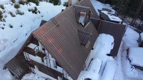 Kopaonik mountain hut 1 Stock Footage 330681305