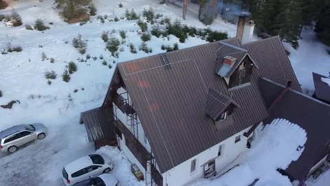 Kopaonik mountain hut 2 Stock Footage 330681707