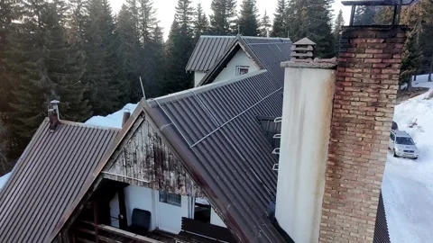 Kopaonik mountain hut2 Stock Footage 330682150