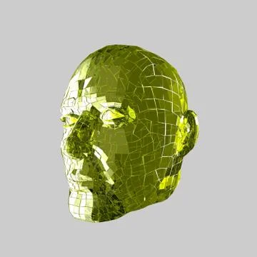 Kopf digital Stock Photos