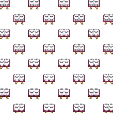 Koran book islam pattern background Stock Illustration