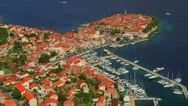 Korcula Aerial Stock Footage