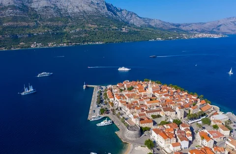 Korcula hiperlapse Stock Footage 116546726