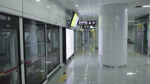 Korea Subway 01 Stock Footage 144414948