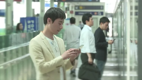 Korea Subway 08 Stock Footage 144417405