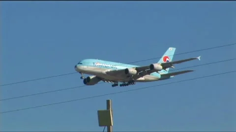 Korean Air Stock Footage 135678443