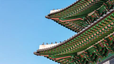Korean architecture Stock Photos