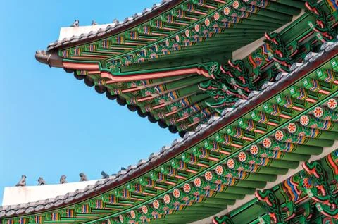 Korean architecture Stock Photos