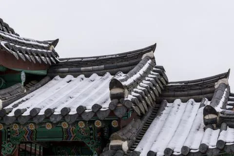 Korean architecture Stock Photos
