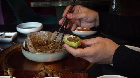 Korean BBQ 4K Stock Footage 303400250