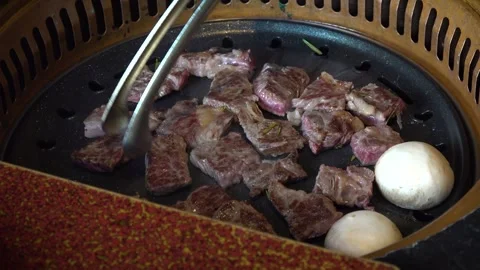 Korean BBQ 4K Stock-Footage 303656226