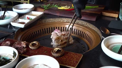 Korean BBQ 4K Vidéo 303656280
