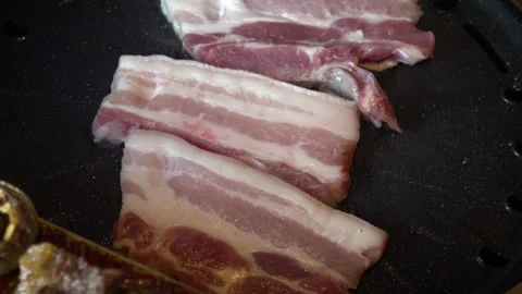 Korean BBQ 4K Stock Footage 303656325