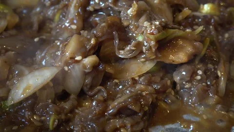 Korean BBQ 4K Stock Footage 303656934