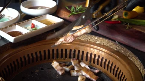 Korean BBQ 4K Vidéo 303657146