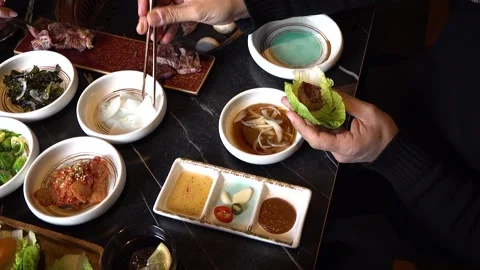Korean BBQ 4K Vidéo 303658633
