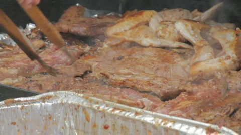 Korean BBQ Clip#2 Stock Footage 752871