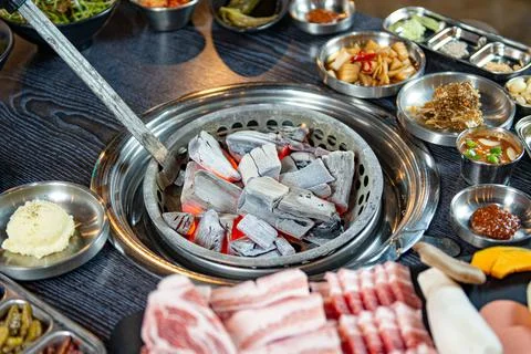 Korean bbq Stock Photos