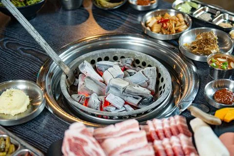 Korean bbq Stock Photos