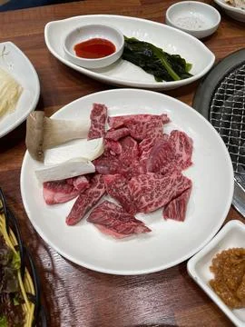 Korean bbq Foto stock