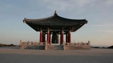 Korean Bell Stock Footage 10929167