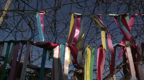 Korean border DMZ Stock Footage 10585984