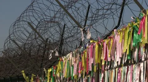 Korean border DMZ Video stock 10586013