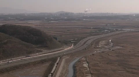 Korean border DMZ Stock Footage 10586642