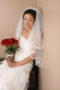 Korean bride Stock Photos