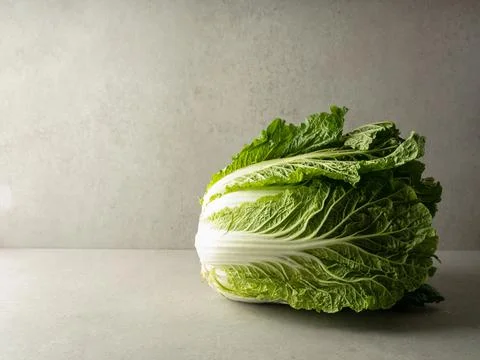 Korean cabbage on the table Stock Photos