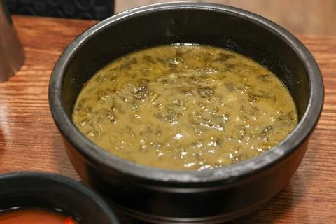 Korean eel soup Foto stock