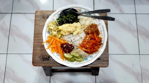 Korean Food Video stock 325656573