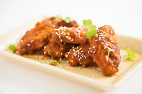 Korean fried chicken Stock Photos