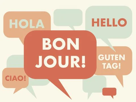 Korean language Stock-Illustration