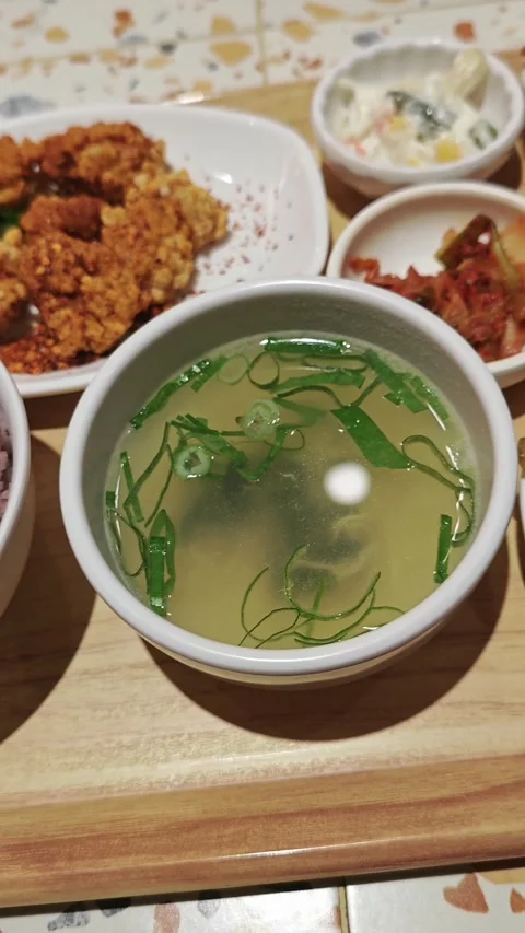 Korean lunch dish Видео 328266581