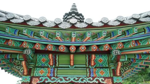 Korean pavilion Stock Photos