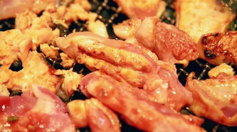 Korean style grilled HD Stock Footage 60119261
