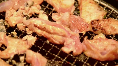 Korean style grilled HD Stock Footage 60119267