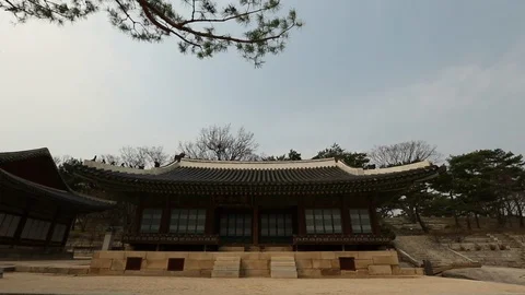 Korean Temple Tilt Down Stock-Footage 101268914