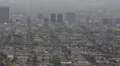 Koreatown Equitable Plaza Wilshire Boulevard Aerial View Los Angeles Commuting HD Footage