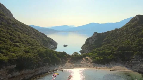 Korfu 07 - Beach 01 Video stock 255051305