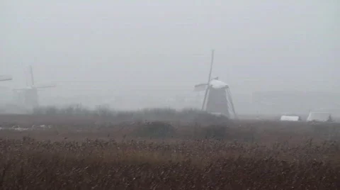 Korte pan molens Video stock 611411