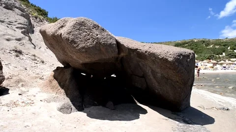 Kos beautiful beach Stock Footage 61815020