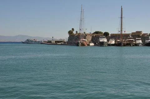 Kos harbour, Stock Photos
